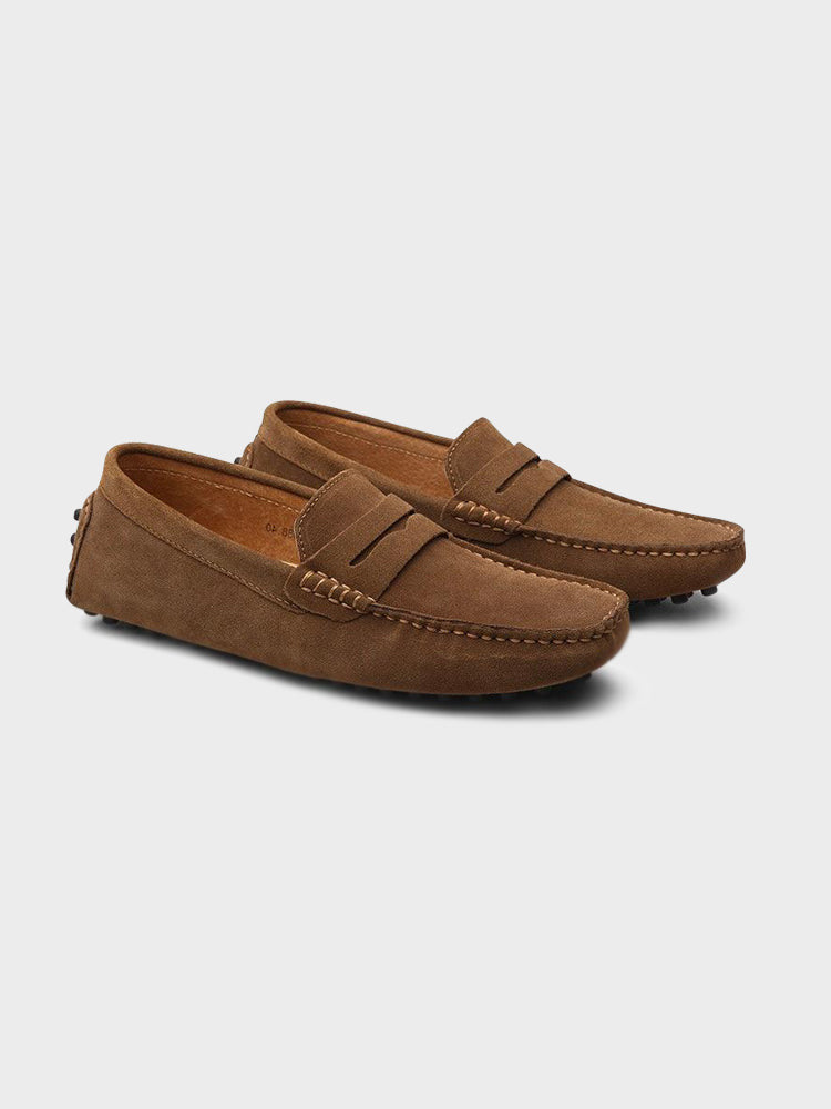 Boots-Loafer aus Wildleder