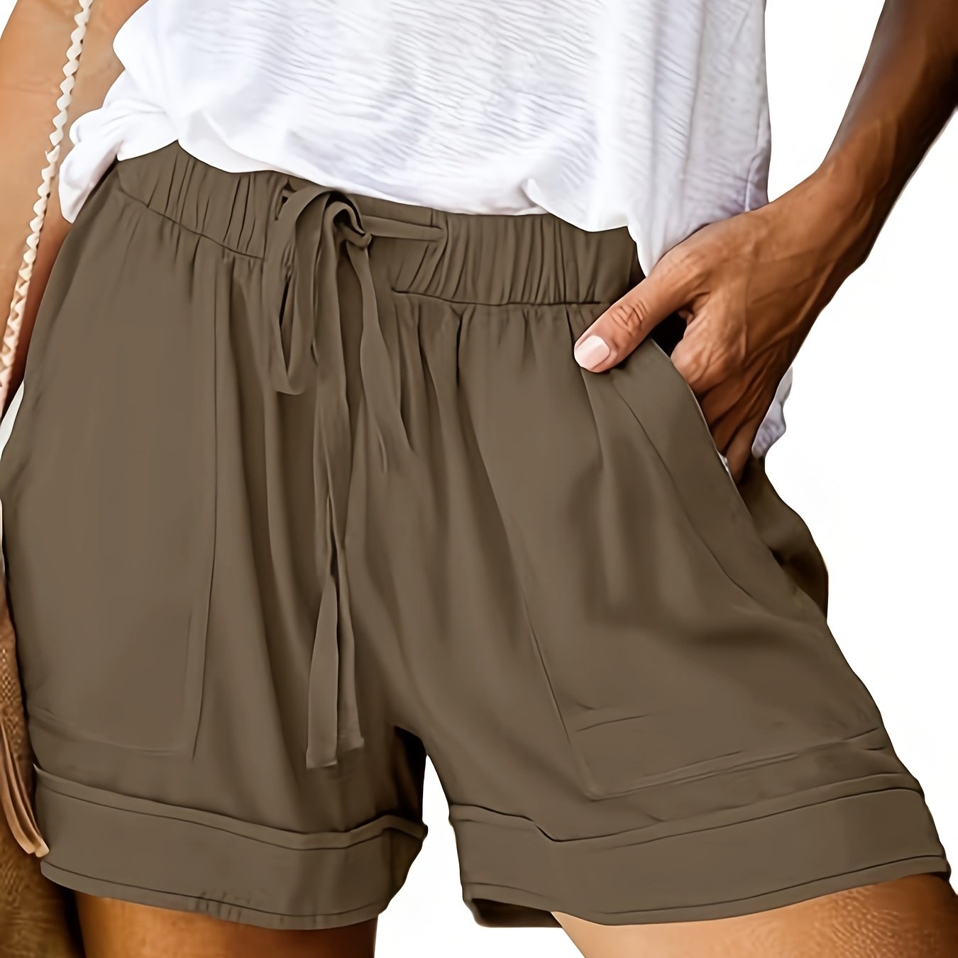 Maya – Lockere Shorts mit Kordelzug