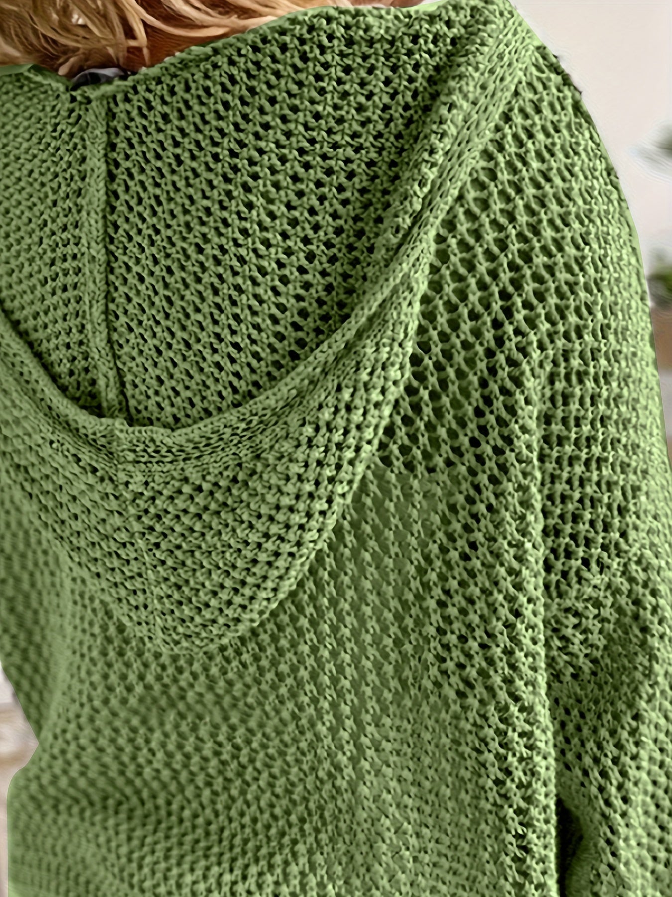 Lana Strick-Kapuzenpullover