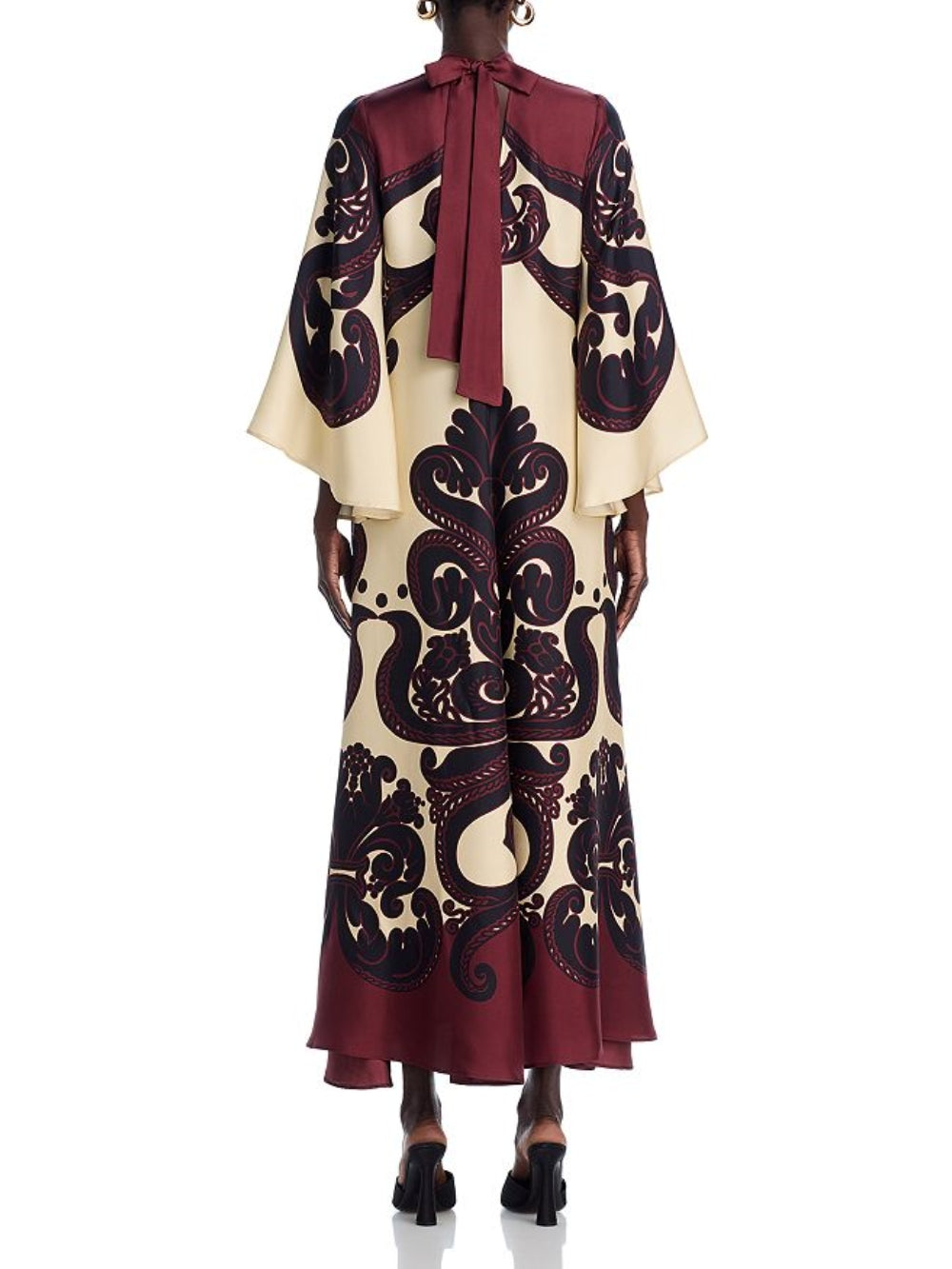 Elegance Ease – Umwerfendes Maxikleid mit Grenadill-Print