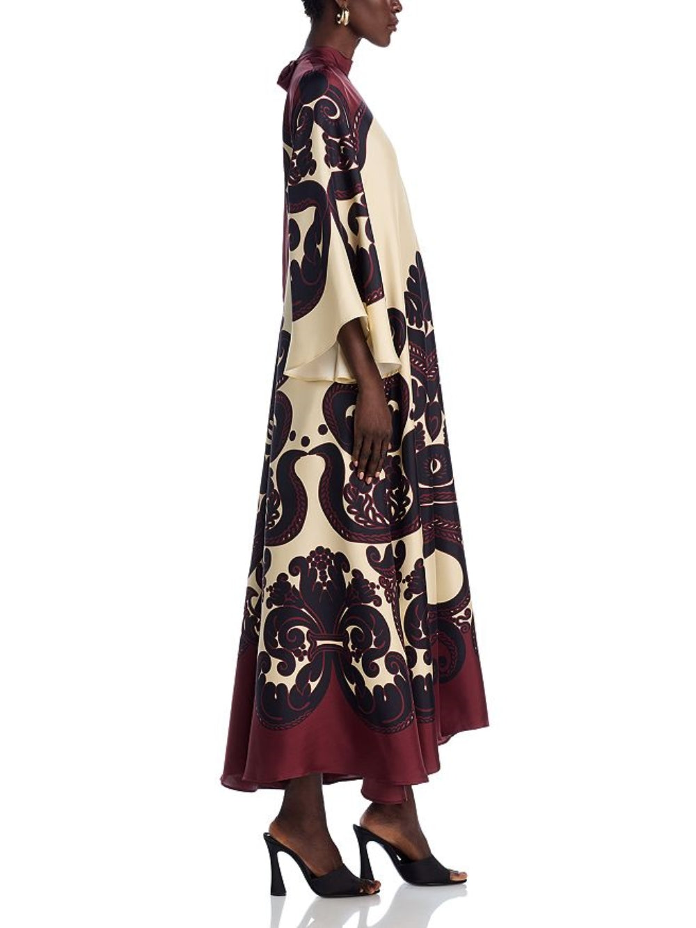 Elegance Ease – Umwerfendes Maxikleid mit Grenadill-Print