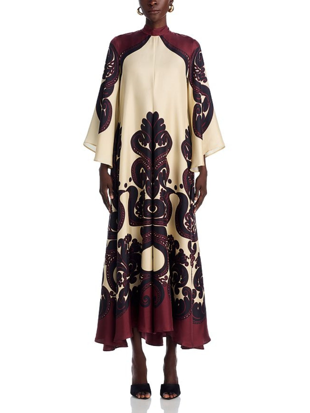 Elegance Ease – Umwerfendes Maxikleid mit Grenadill-Print