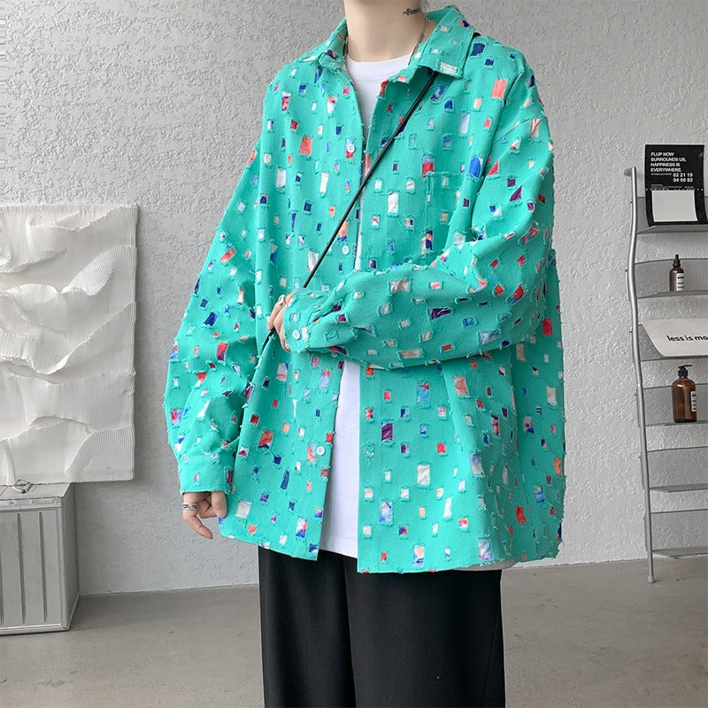 MOSAIC SCHWERE JACKE MIT KNÖPFEN