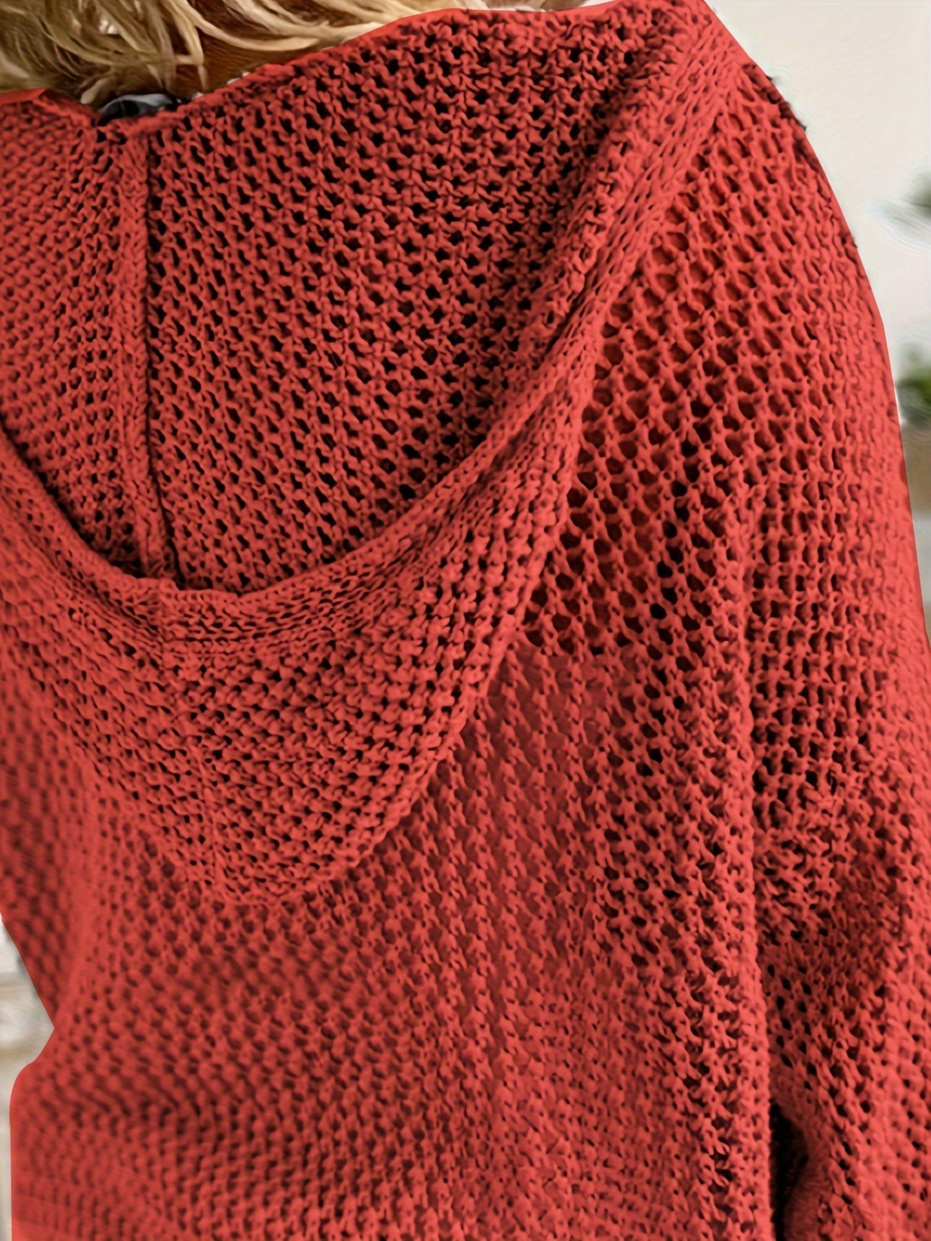 Lana Strick-Kapuzenpullover