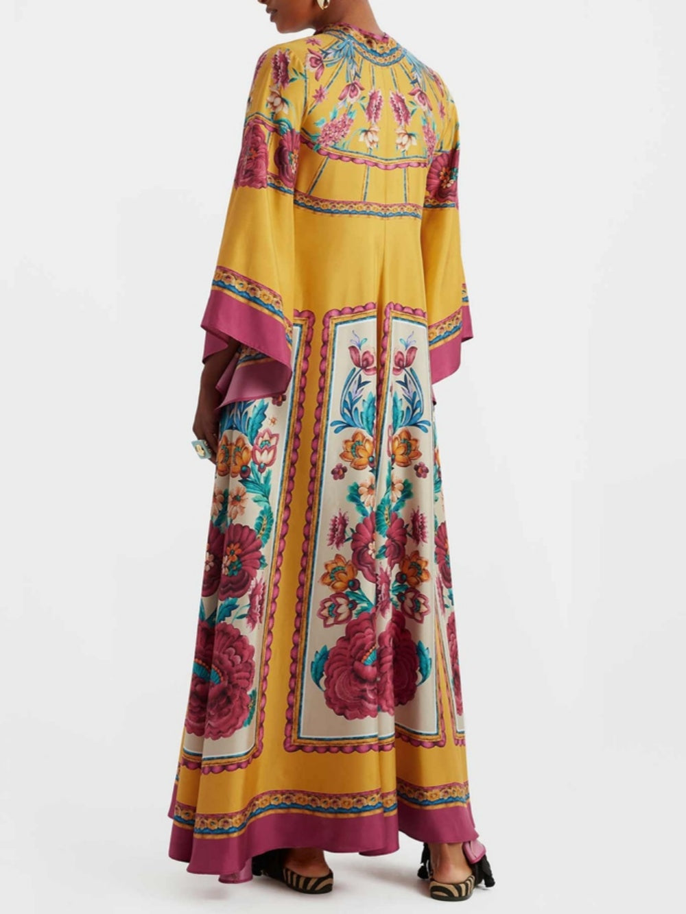 Langes, fließendes, lässiges und modisches Maxikleid