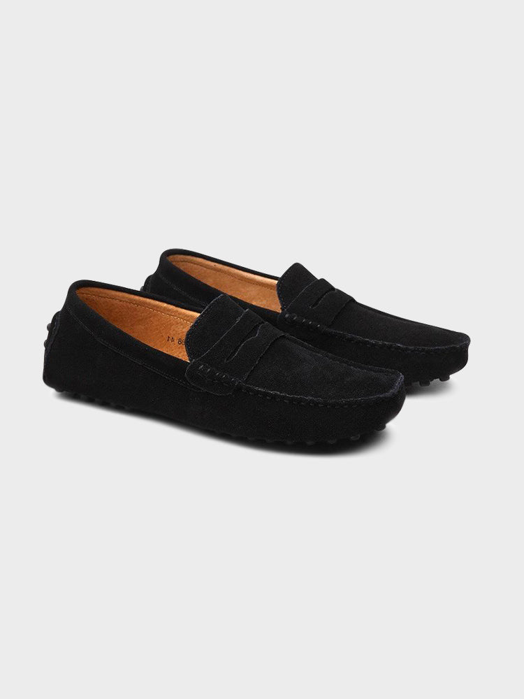 Boots-Loafer aus Wildleder