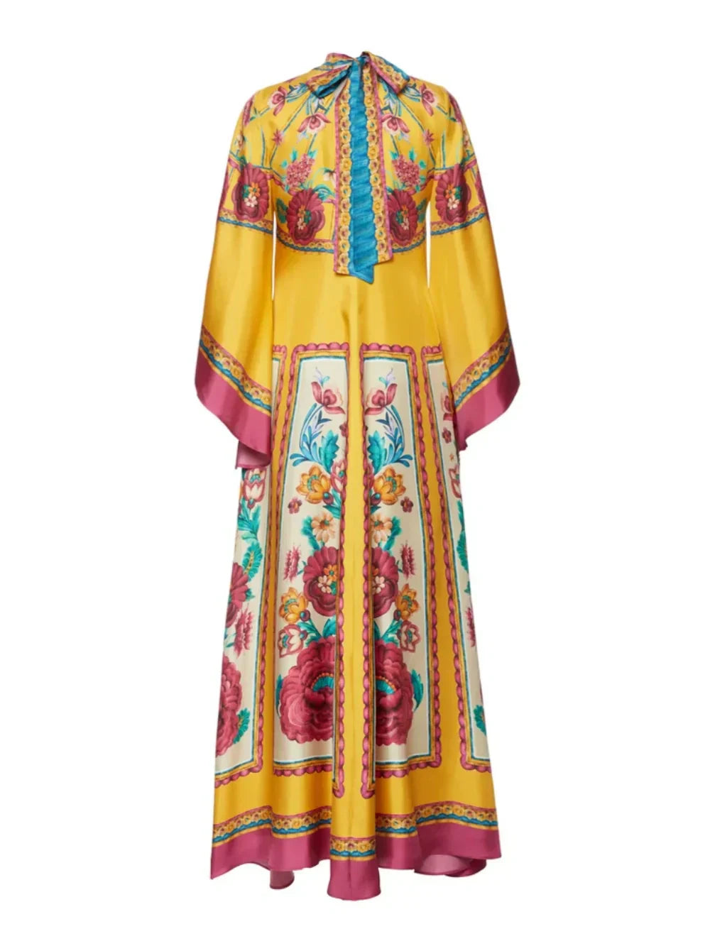 Langes, fließendes, lässiges und modisches Maxikleid