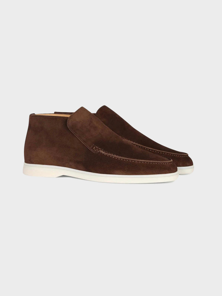 Hohe Wildleder-Loafer