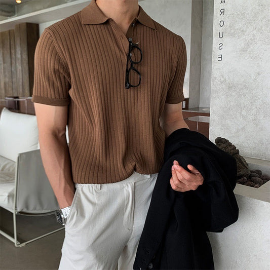 Knitted Polo Shirt