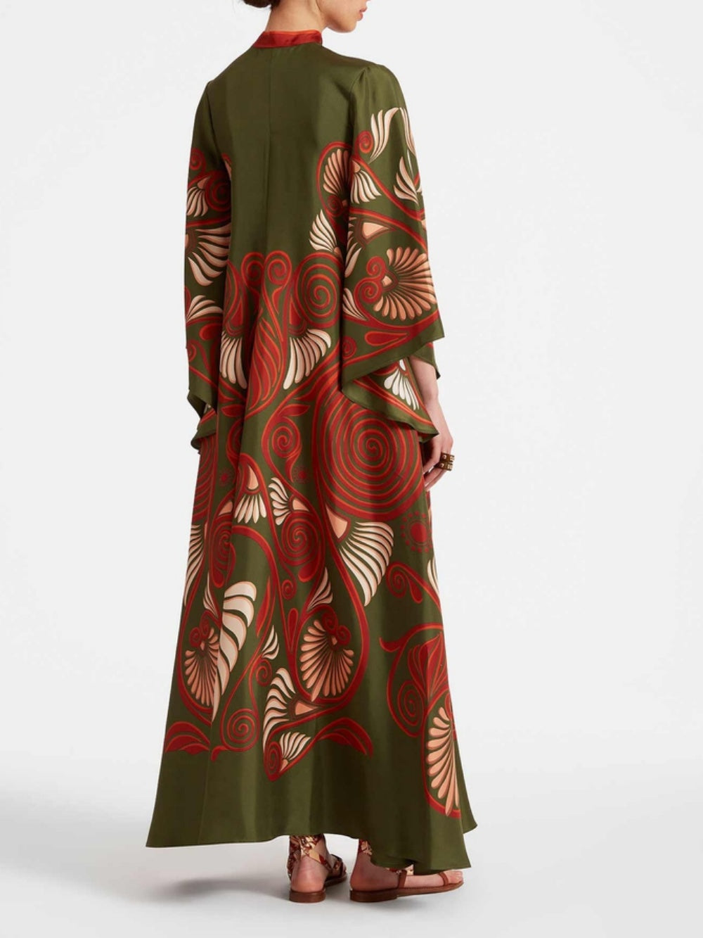 Elegantes Maxikleid mit schillerndem Print