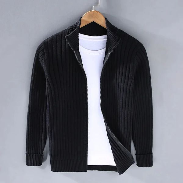 RAVELLO GERIPPTER CARDIGAN MIT REISSVERSCHLUSS