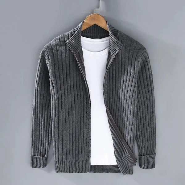 RAVELLO GERIPPTER CARDIGAN MIT REISSVERSCHLUSS
