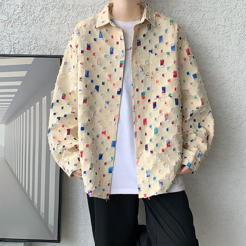 MOSAIC SCHWERE JACKE MIT KNÖPFEN