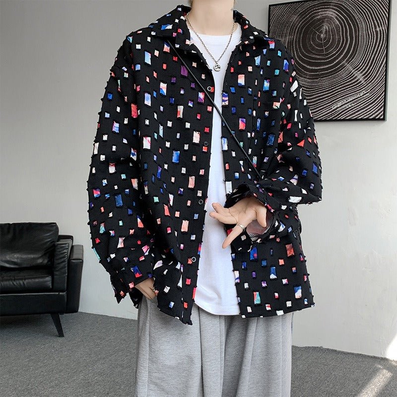 MOSAIC SCHWERE JACKE MIT KNÖPFEN