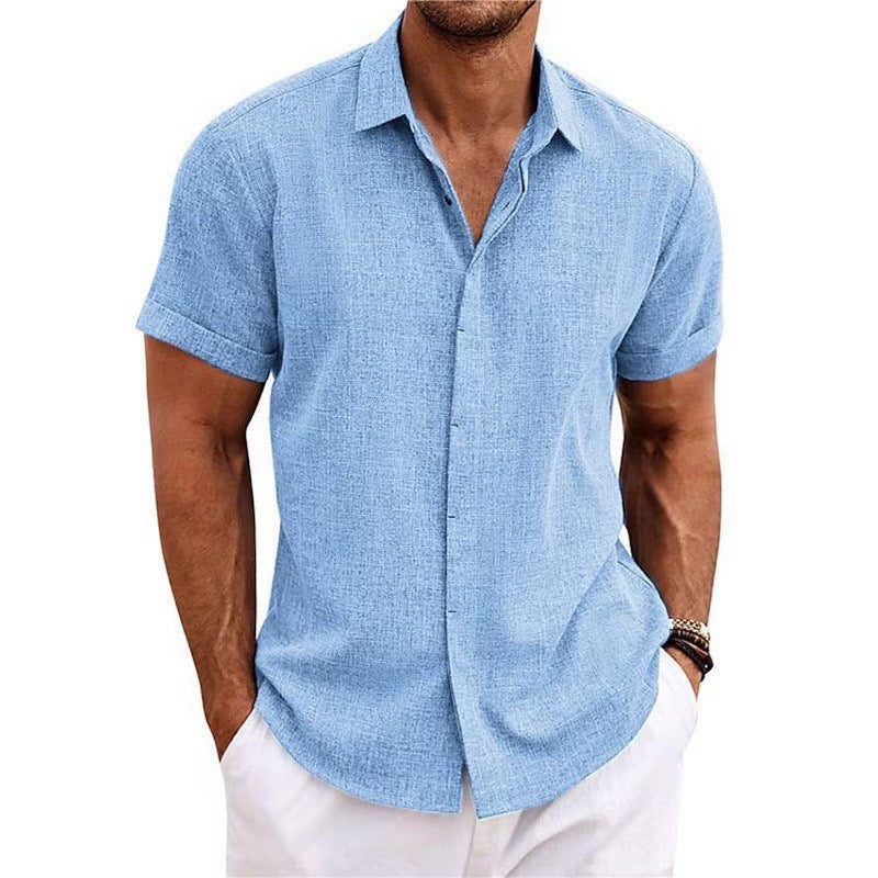 Short Sleeve Linen Shirt