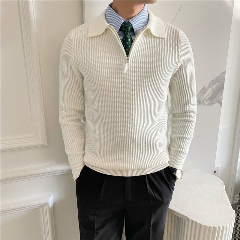 GONGJU-Pullover mit Reißverschluss