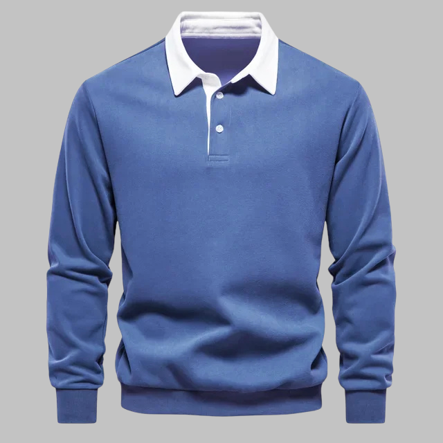 Andrew Collins Pullover mit Polokragen