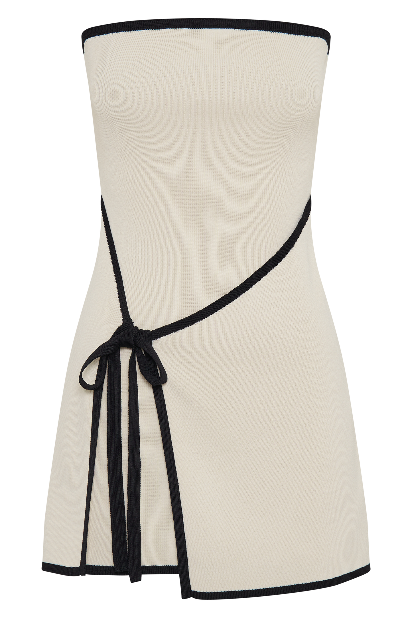 Trägerloses Minikleid Rian aus Strick