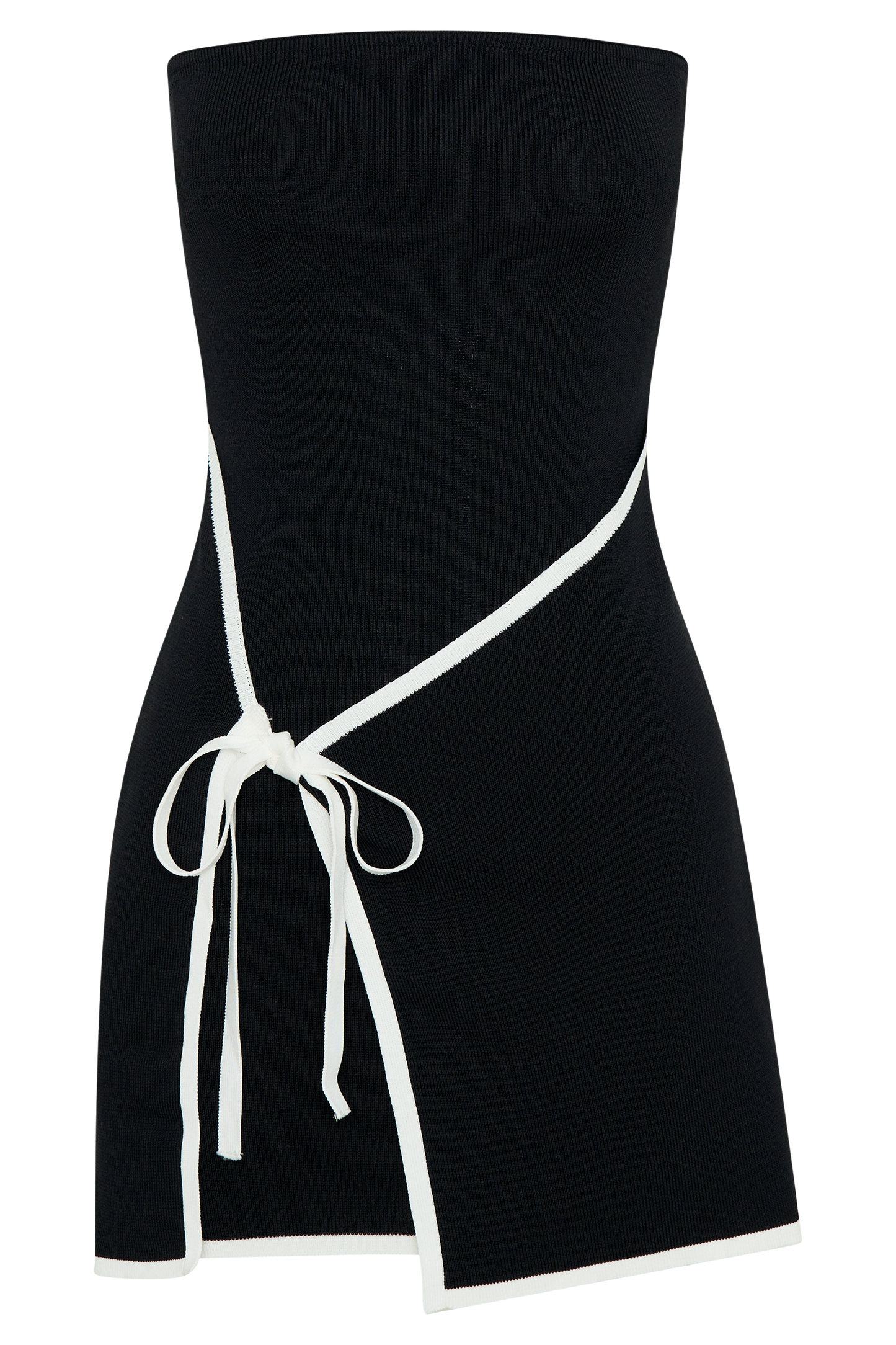 Trägerloses Minikleid Rian aus Strick