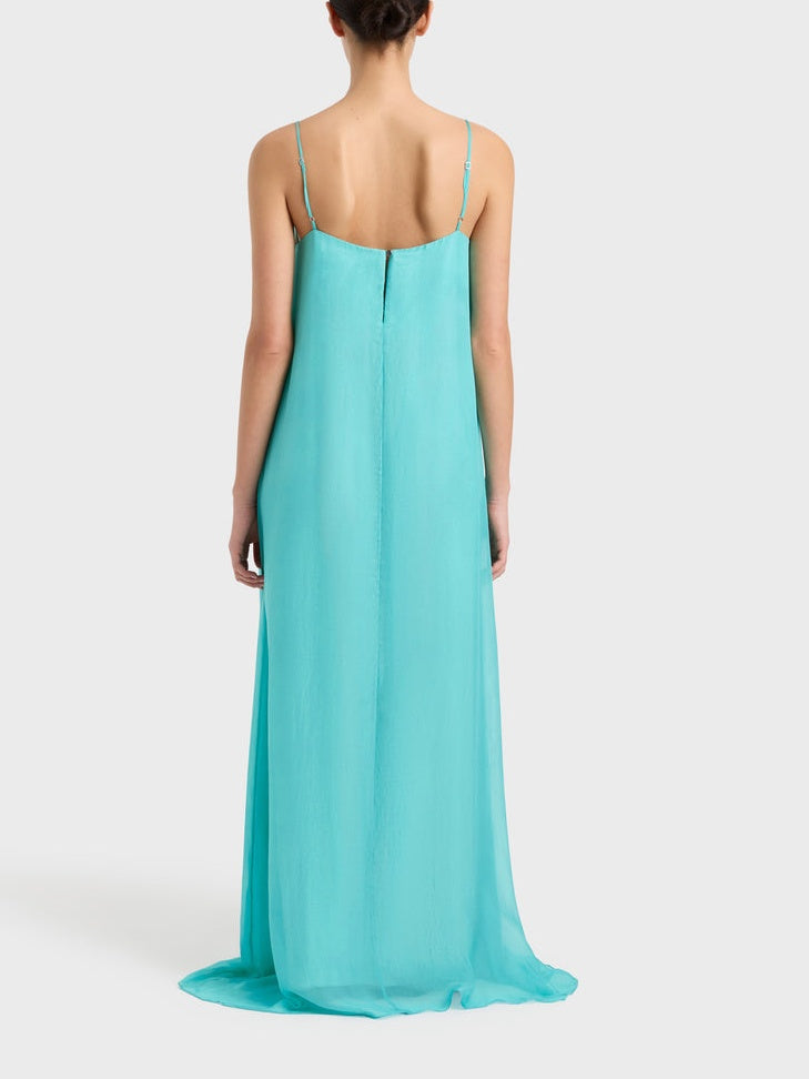 Elegantes Maxikleid mit Spaghettiträgern