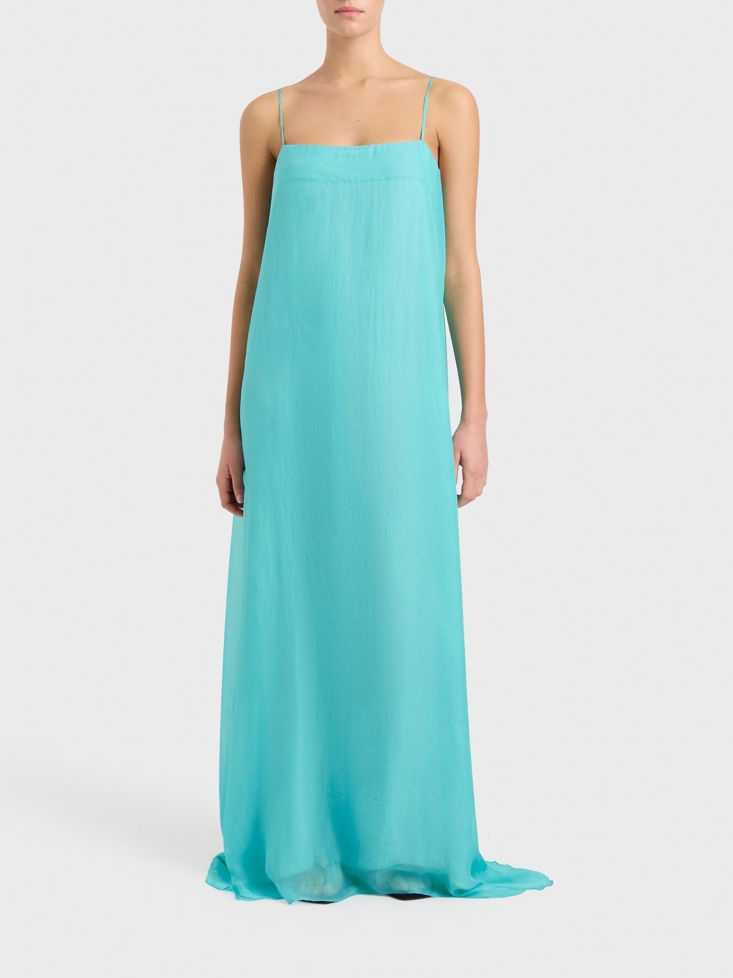 Elegantes Maxikleid mit Spaghettiträgern