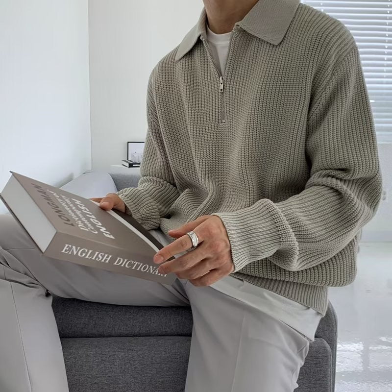 Pullover mit Reißverschluss