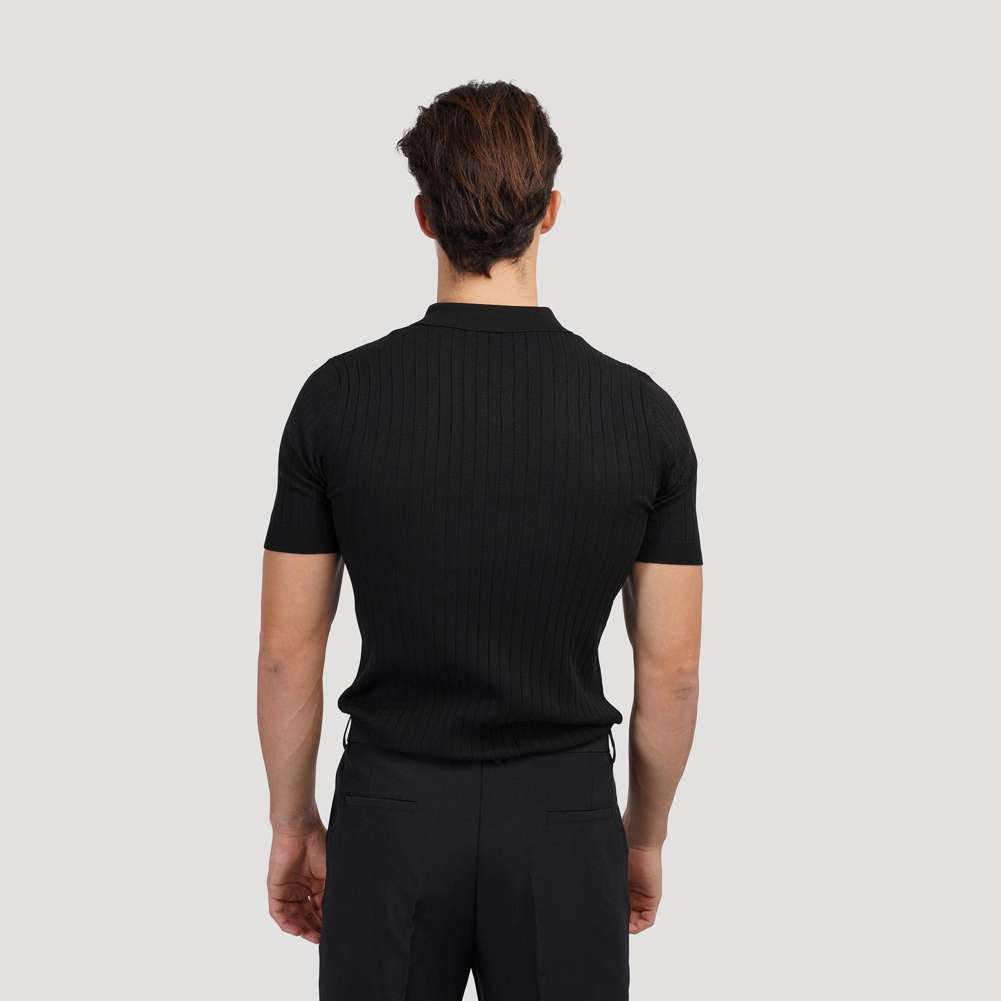 Gestricktes Poloshirt