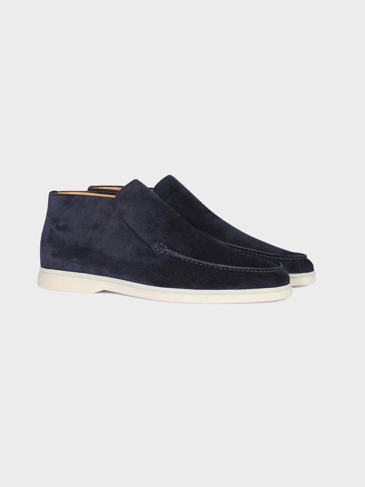 Hohe Wildleder-Loafer