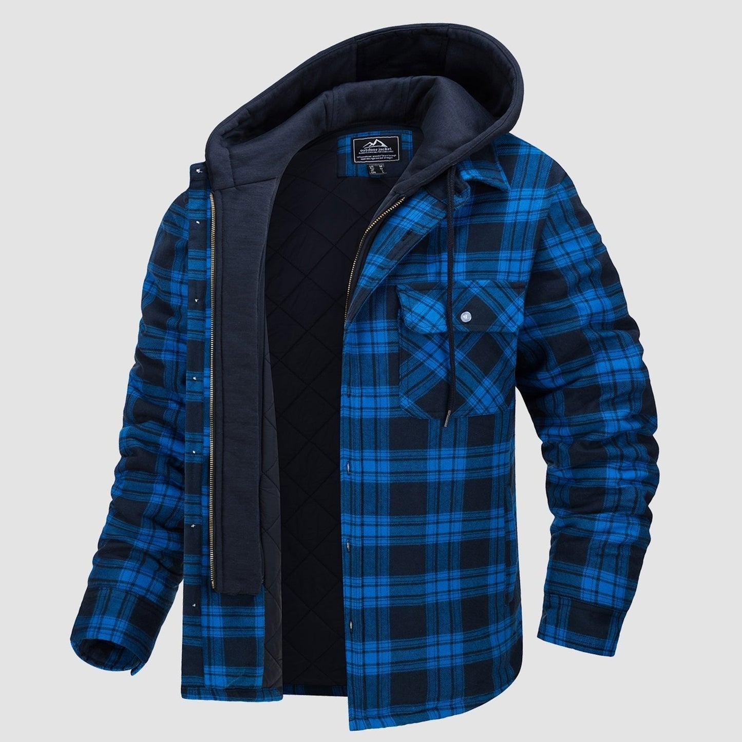 Harry Jacke | Flanell mit abnehmbarer Kapuze