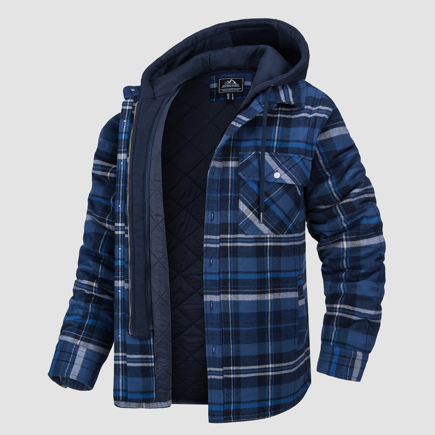 Harry Jacke | Flanell mit abnehmbarer Kapuze