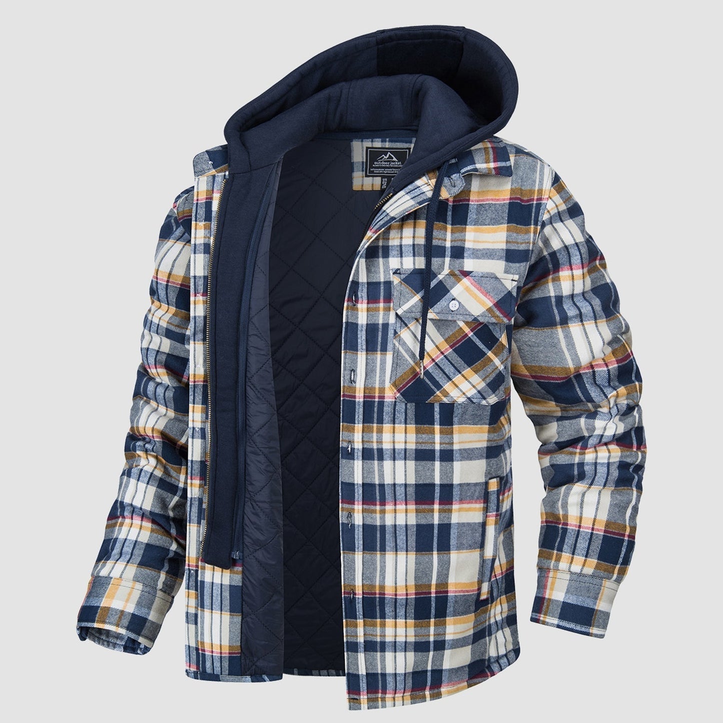 Harry Jacke | Flanell mit abnehmbarer Kapuze