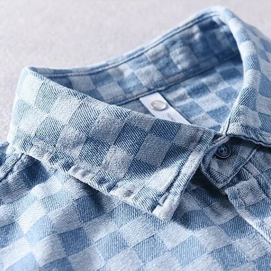 MASON KARIERTES DENIMHEMD