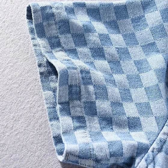 MASON KARIERTES DENIMHEMD