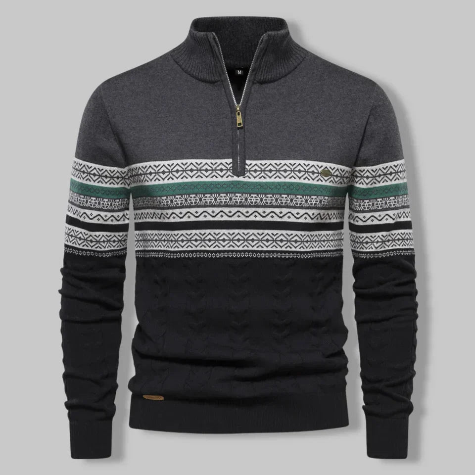 Oslo Pullover mit Viertelreißverschluss