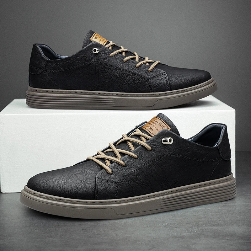 OXFORDS LEDERSNEAKERS