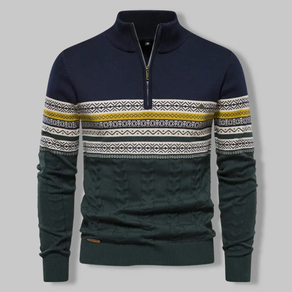 Oslo Pullover mit Viertelreißverschluss