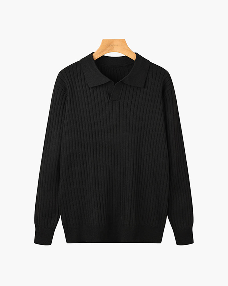 Poloshirt mit V-Ausschnitt