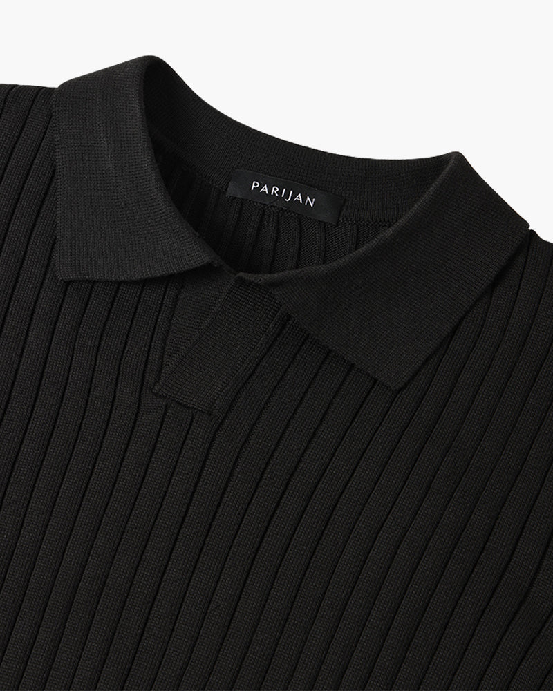 Poloshirt mit V-Ausschnitt