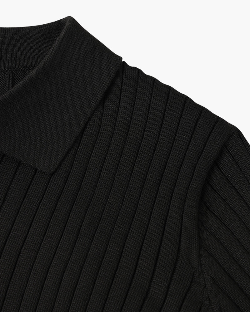 Poloshirt mit V-Ausschnitt