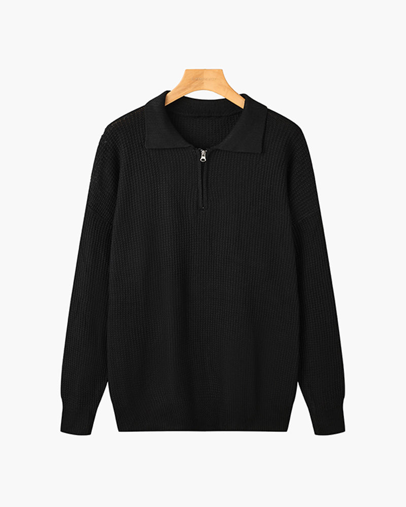GONGJU-Pullover mit Reißverschluss