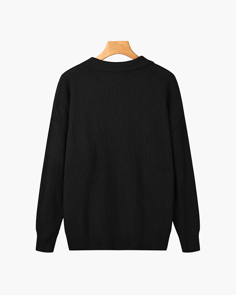 GONGJU-Pullover mit Reißverschluss