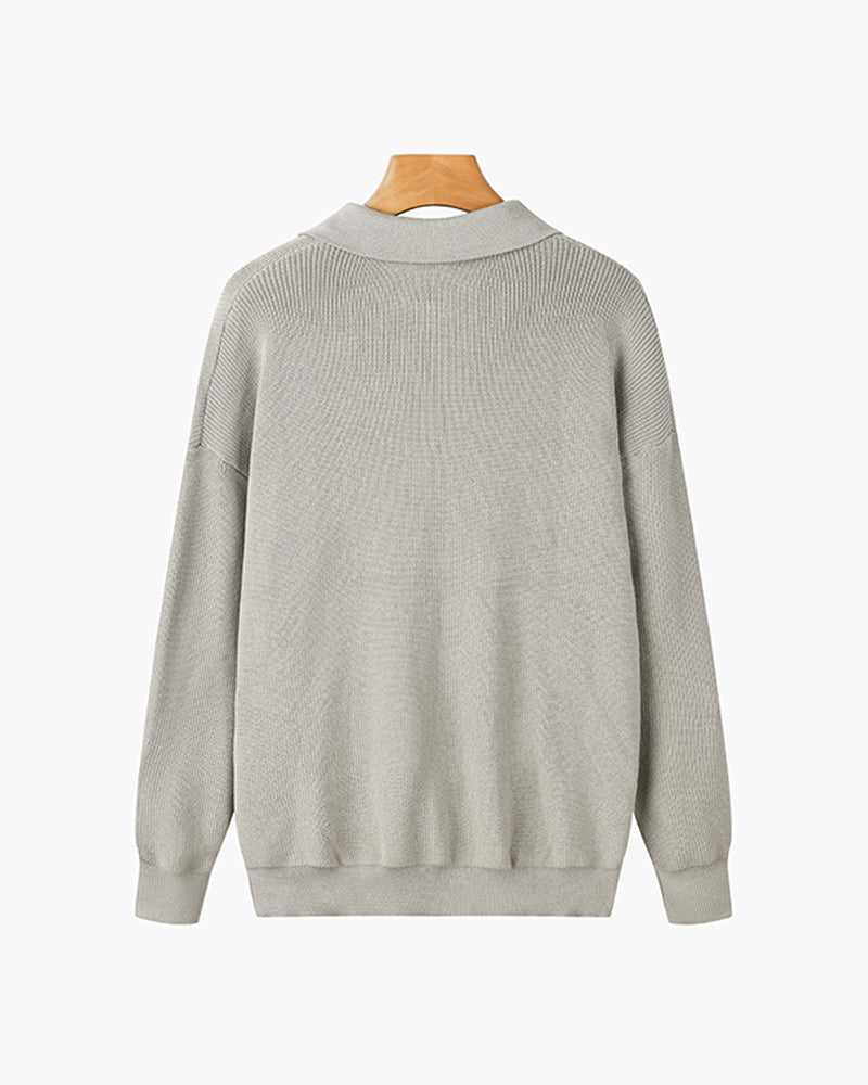 Pullover mit Reißverschluss