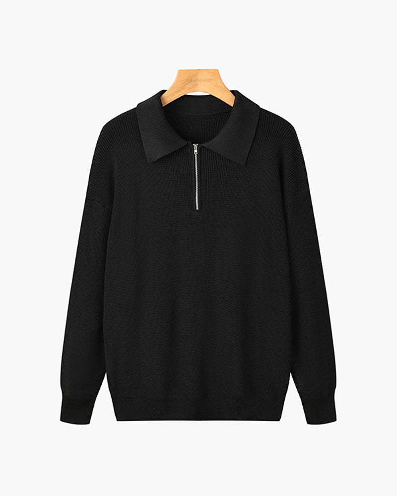 Pullover mit Reißverschluss