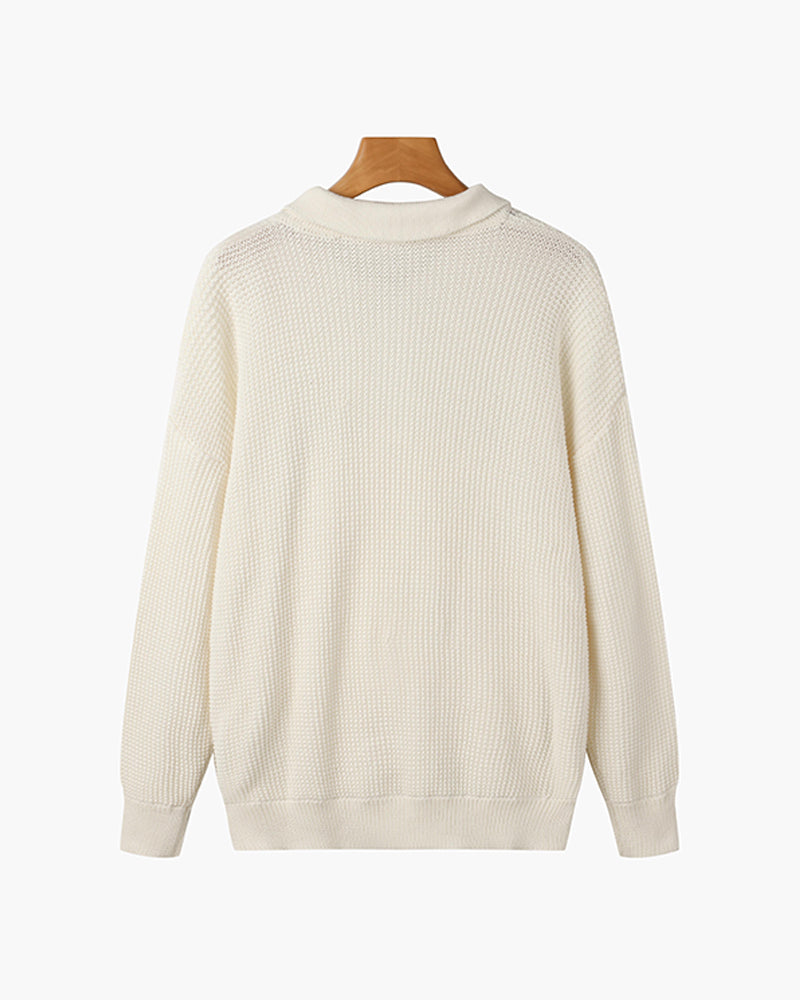 GONGJU-Pullover mit Reißverschluss