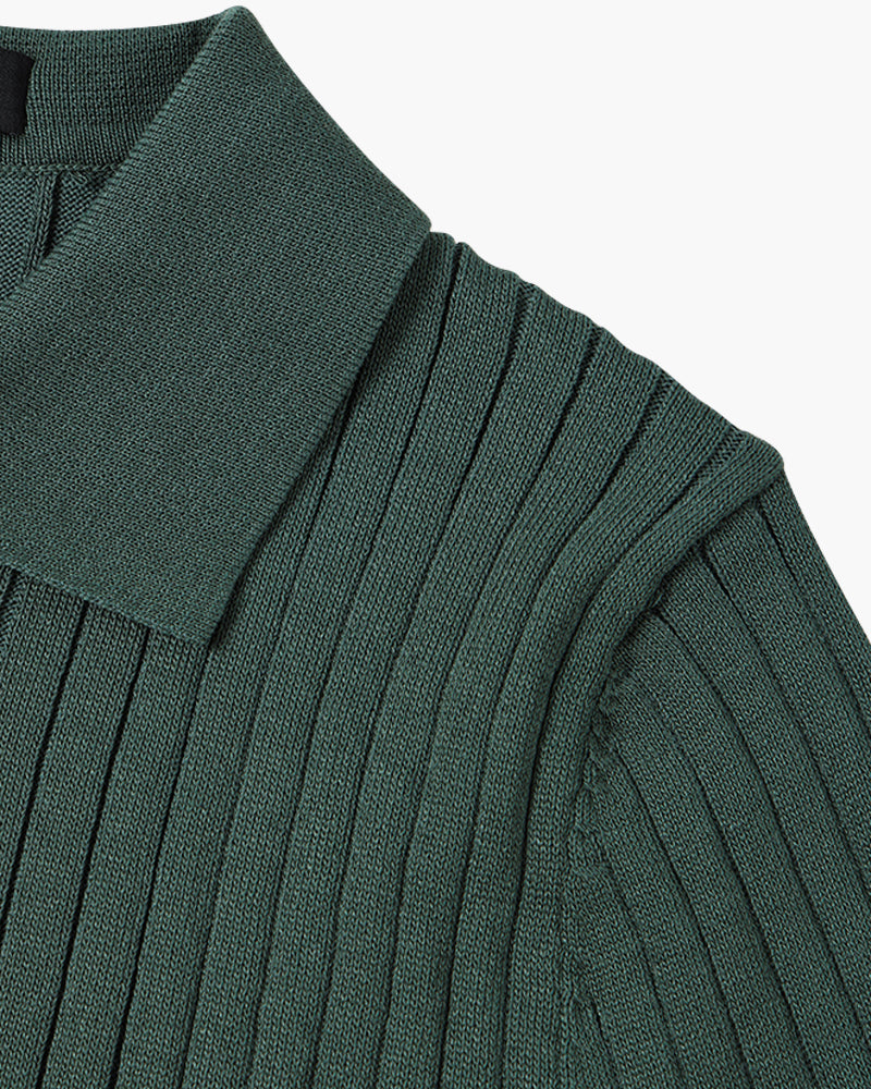 Gestricktes Poloshirt