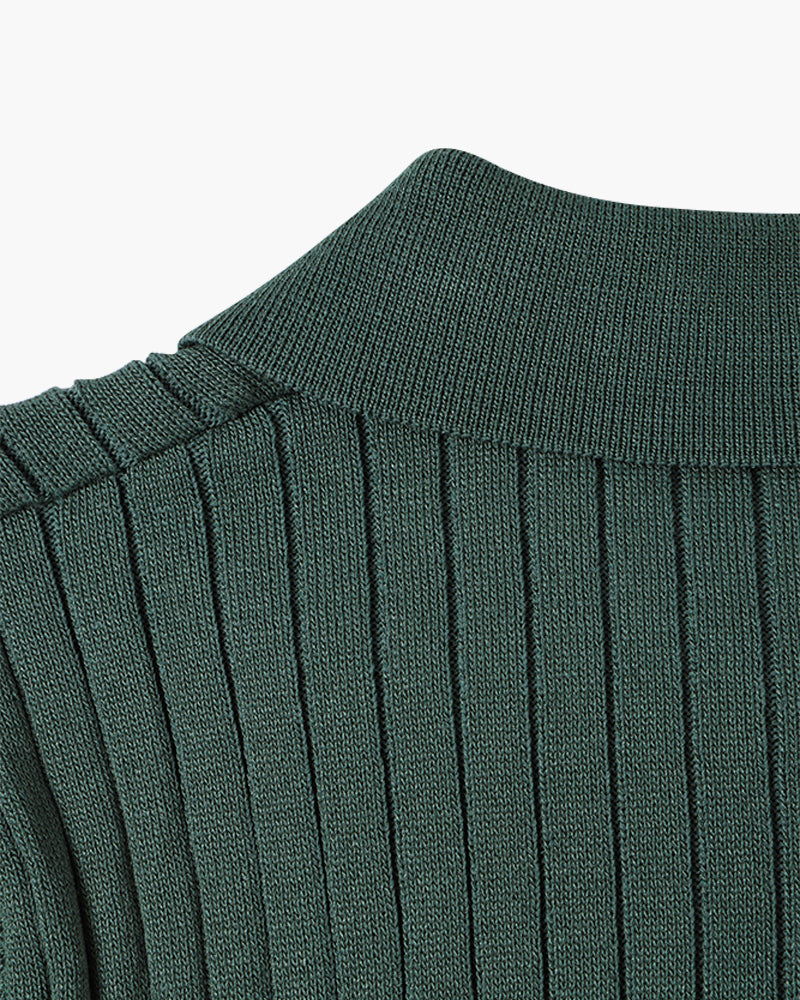 Gestricktes Poloshirt