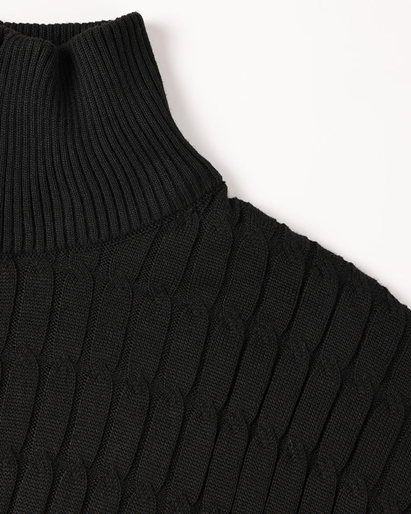 Pullover mit halbem Reißverschluss