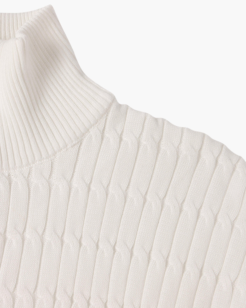 Pullover mit halbem Reißverschluss