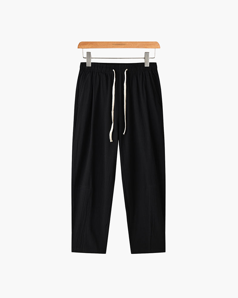 Weite Leinenhose