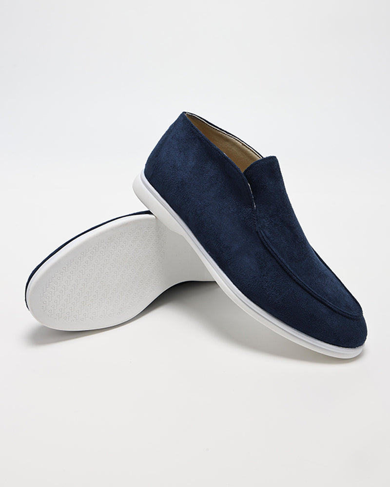 Hohe Wildleder-Loafer